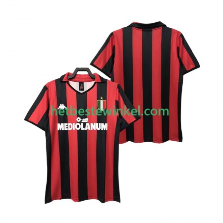 AC Milan 1989 Voetbalshirts Retro Thuis 1988